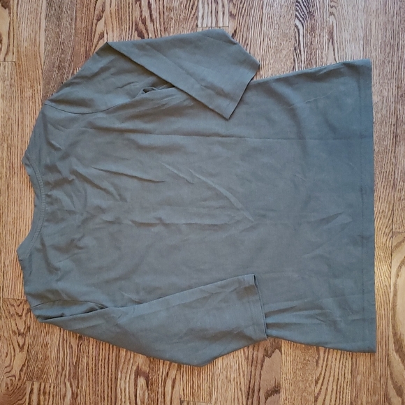 (M) b.u.m Equipment Stretch Olive Mix Classic ¾ Sleeve T-Shirt Casual Light - Picture 10 of 10